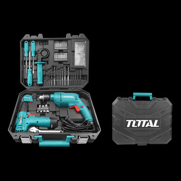Total Tools Set 119PC Cordless Drill Impact Drill Combo