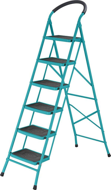 Total Steel Ladder 6 Steps 150KG