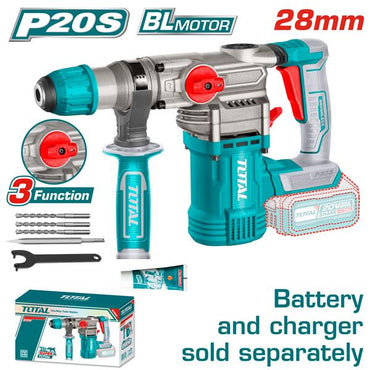 Total Cordless Rotary Hammer Drill 20V 4.5J Brushless