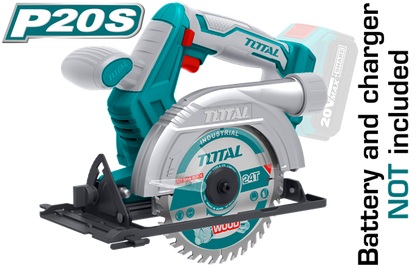 Total Cordless Circular Saw 20V 140mm Blade