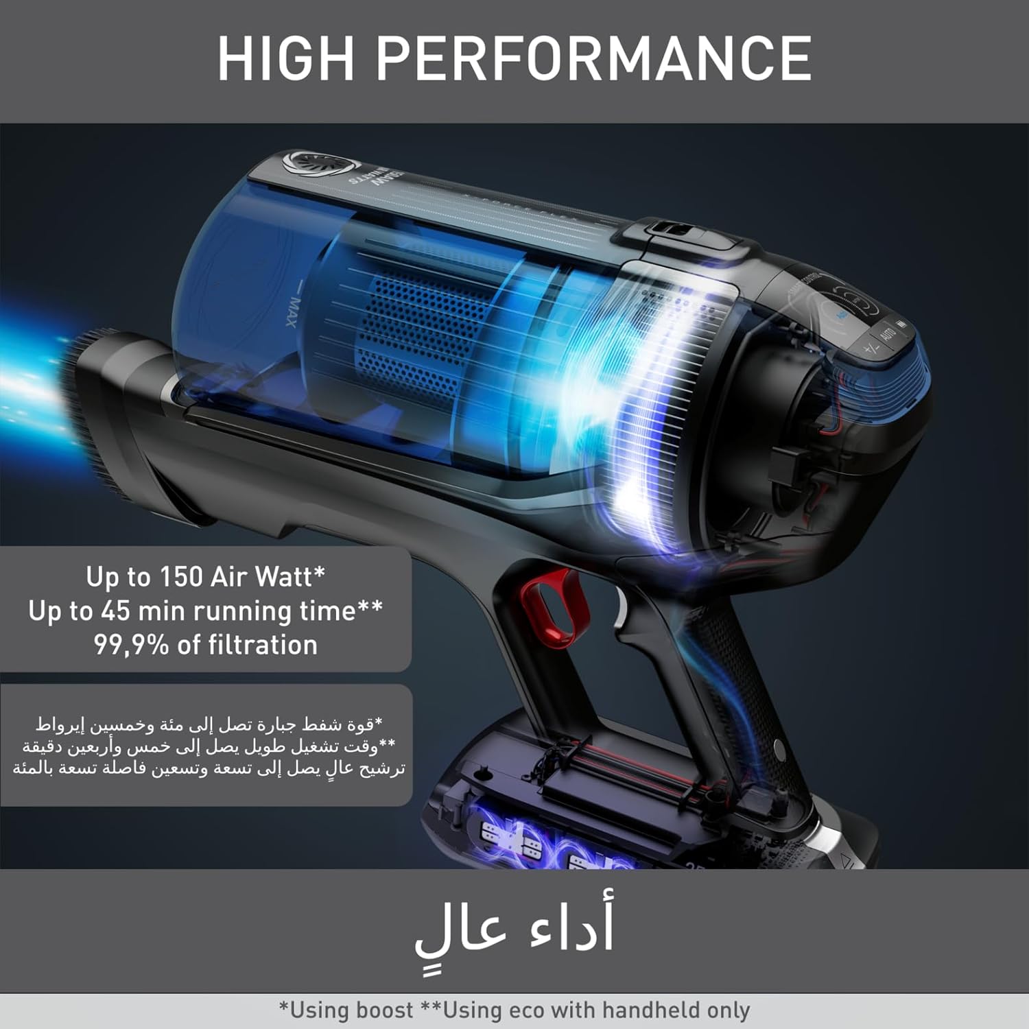 Tefal X-Force Flex 12.60 Aqua Cordless Vacuum 150AW Mop