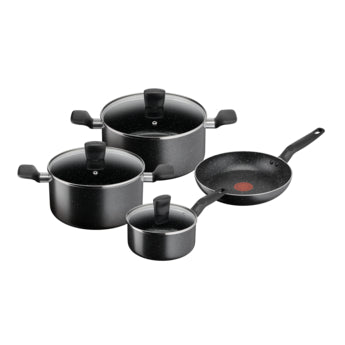 Tefal Dark Stone Cookware Set 7PC