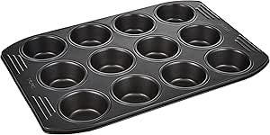 Tefal Easy Grip Muffin Tray 12-Hole Non-Stick
