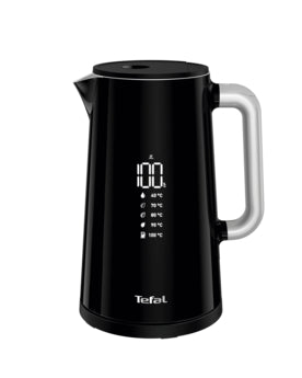 Tefal SmartN'Light Digital Kettle 1.5L 5 Temp Black