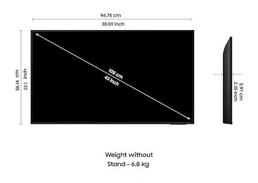 Samsung 43 Inch 4K UHD Smart LED TV