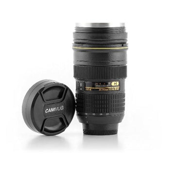 InnovaGoods Thermal Cup with Lid Camera Lens Design