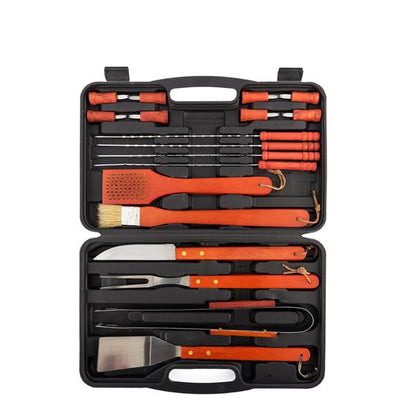 InnovaGoods 18PC Barbecue Utensils Set with Case