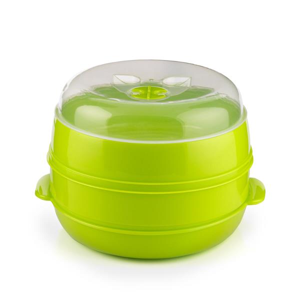 InnovaGoods Microwave Double Steamer 2 Compartments