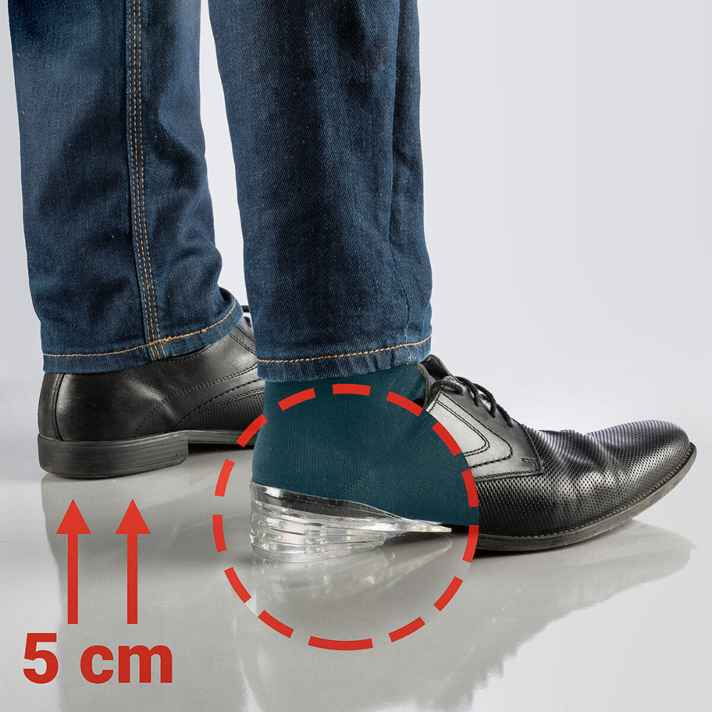InnovaGoods Silicone Height Boosting Insoles 5cm 10 Units