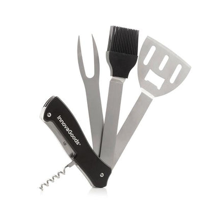 InnovaGoods 5-in-1 Folding BBQ Utensils Set