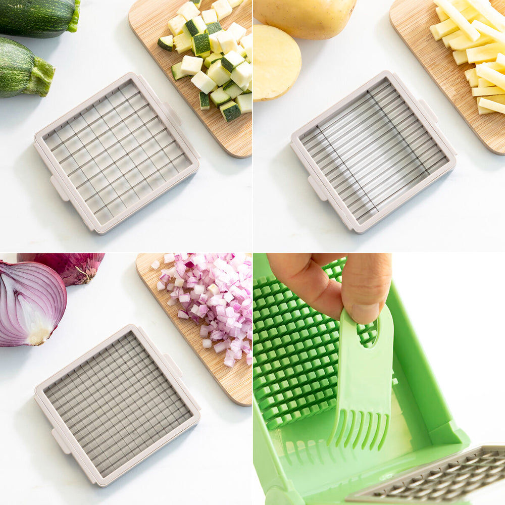 InnovaGoods 7-in-1 Vegetable Cutter Grater Mandolin Choppie