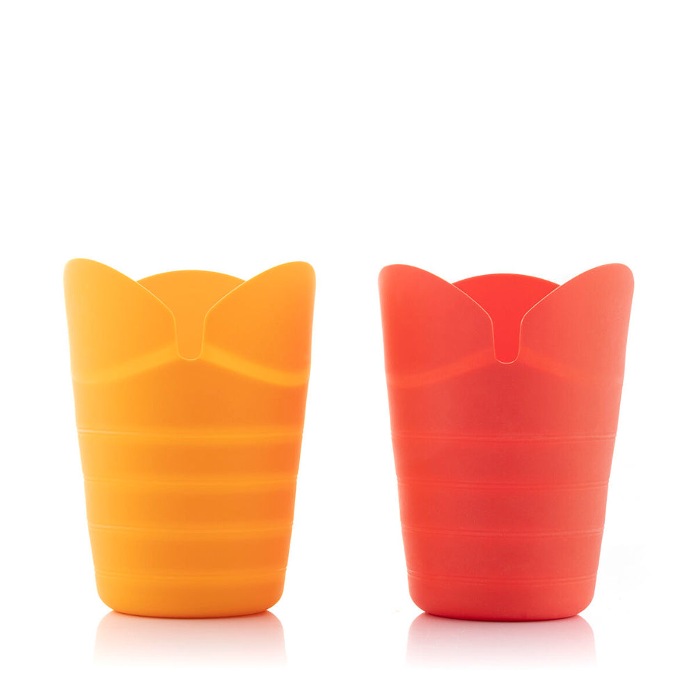 InnovaGoods Collapsible Silicone Popcorn Popper 2-Pack