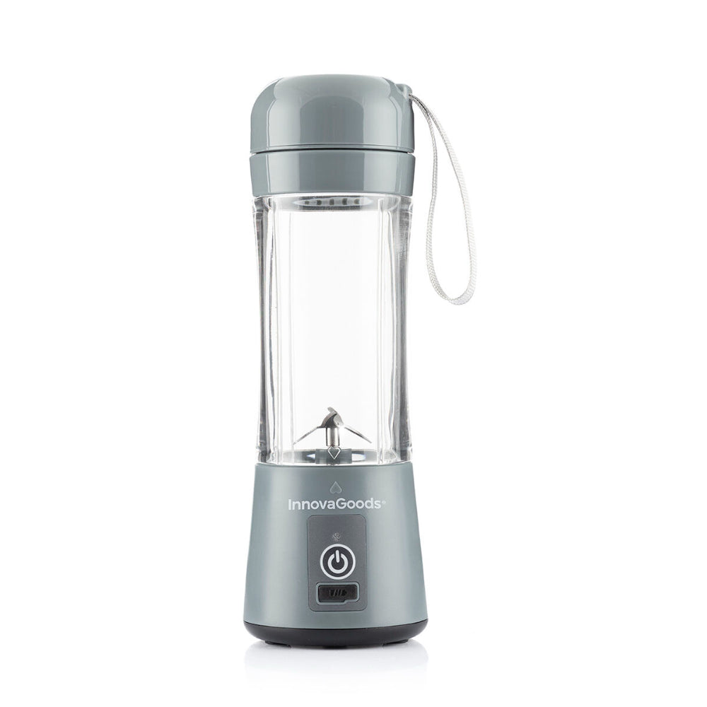 InnovaGoods Portable Rechargeable Cup Blender 380ml 4 Blades