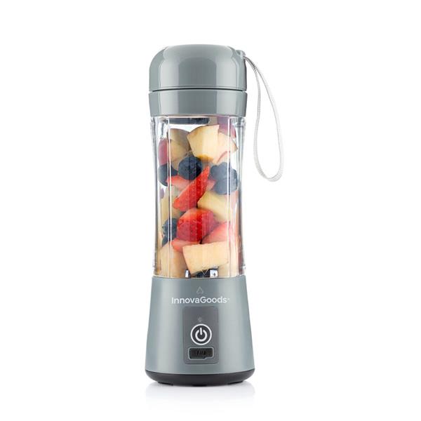 InnovaGoods Portable Rechargeable Cup Blender 380ml 4 Blades
