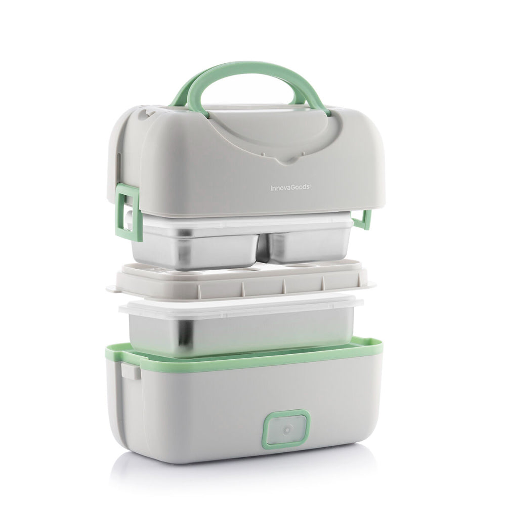 InnovaGoods 3-in-1 Electric Steamer Lunch Box 1L