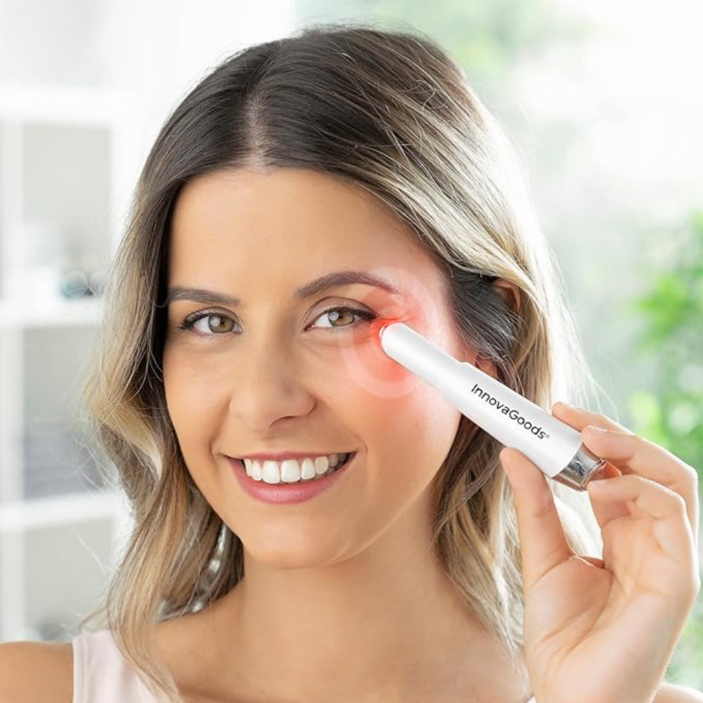 InnovaGoods Anti-Ageing Eye Massager Phototherapy Heat Vibration