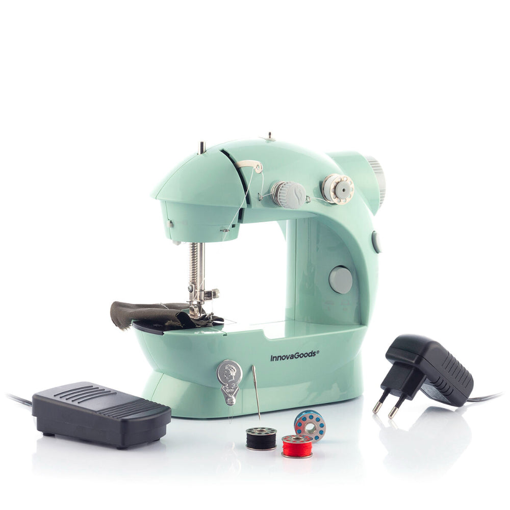 InnovaGoods Mini Portable Sewing Machine LED Accessories