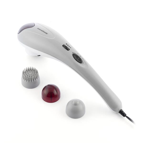 InnovaGoods Electric Handheld Massager Heat 3 Heads