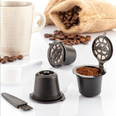InnovaGoods Reusable Coffee Capsules Set 3 Nespresso Compatible