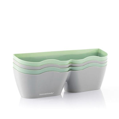 InnovaGoods Adhesive Shoe Holders 4-Pack Wall Mount