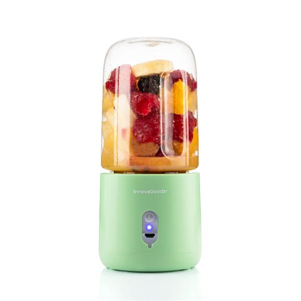 InnovaGoods Portable Rechargeable Cup Blender 250ml 6 Blades