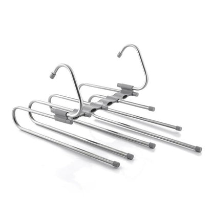 InnovaGoods 5-in-1 Folding Multiple Trouser Hanger