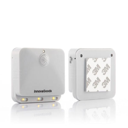 InnovaGoods Motion Sensor LED Light 2-Pack Battery Powered