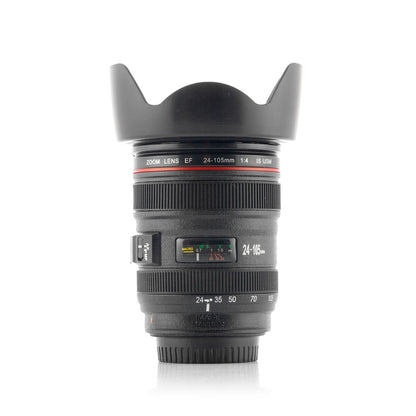 InnovaGoods Mug with Lid Camera Lens Design 400ml