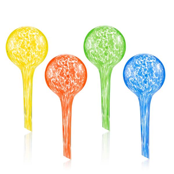 InnovaGoods Automatic Watering Globes 4-Pack 100ml