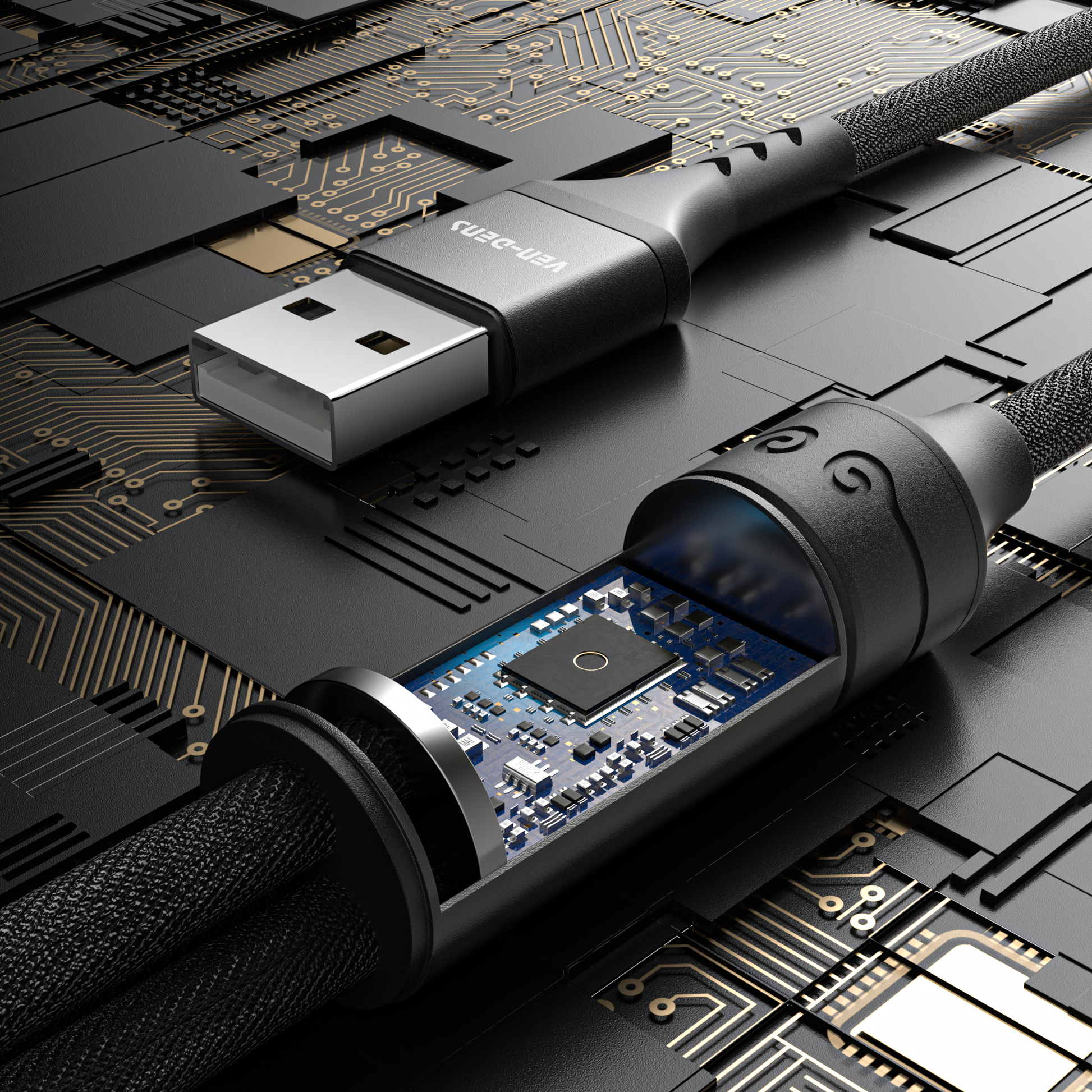 Ven-Dens Power Bank 20000mAh PD QC Digital Display