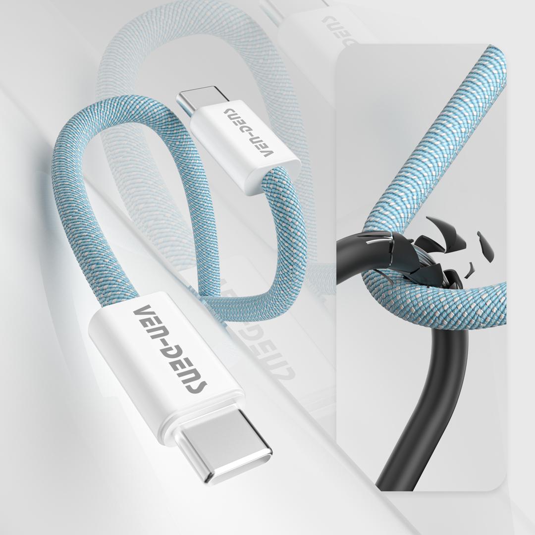 Ven-Dens Magnetic Data Cable USB-C 1M 60W