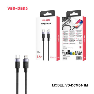 Ven-Dens Data Cable USB-C to USB-C 1.5M 60W TPE