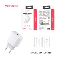 Ven-Dens Type-C Wall Charger 20W with C-C Cable