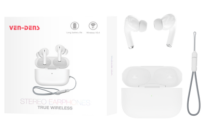 Ven-Dens Bluetooth Earbuds V5.4 Charging Case Screen