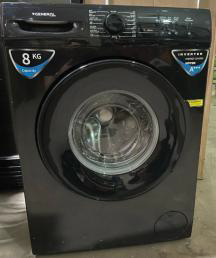 General Diamond Front Load Washer 8KG Black 1200RPM