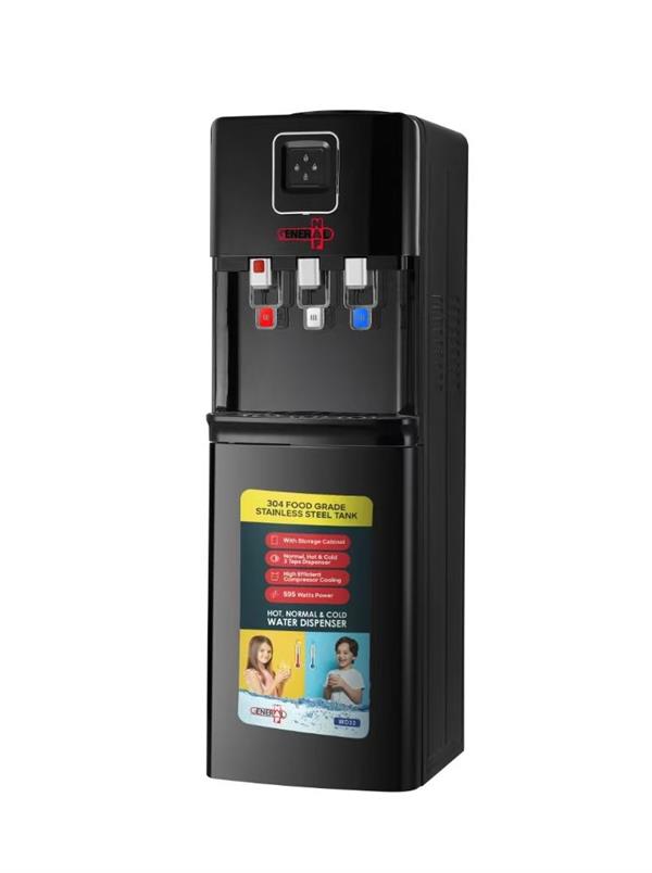 General Naf Water Dispenser Hot & Cold Black