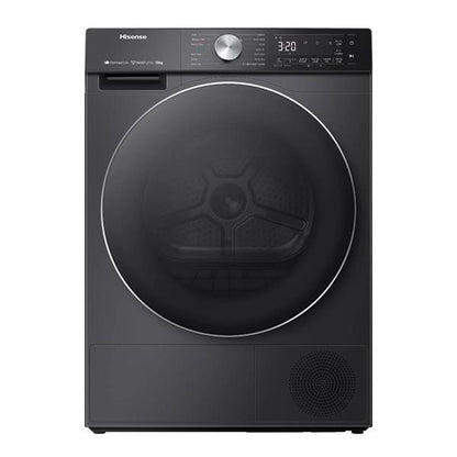 Hisense Washer Dryer Combo 12/8KG 1400RPM WiFi Black