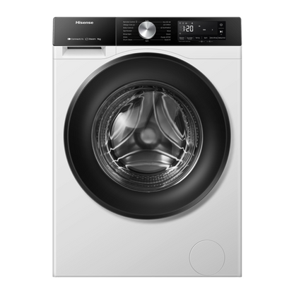 Hisense Front Load Washer 12KG 1400RPM Inverter Steam White