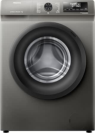 Hisense Front Load Washer 7KG 1200RPM Inverter Steam Titanium