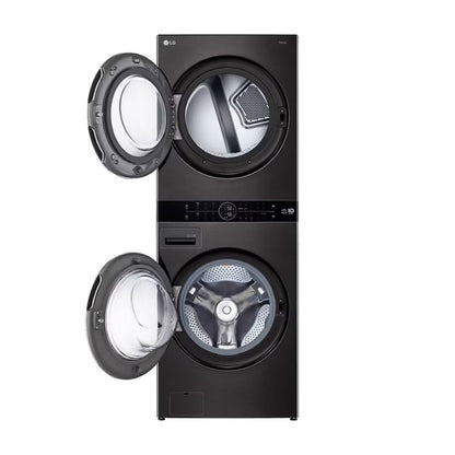 LG WashTower 21/16KG Front Load Washer Dryer Black