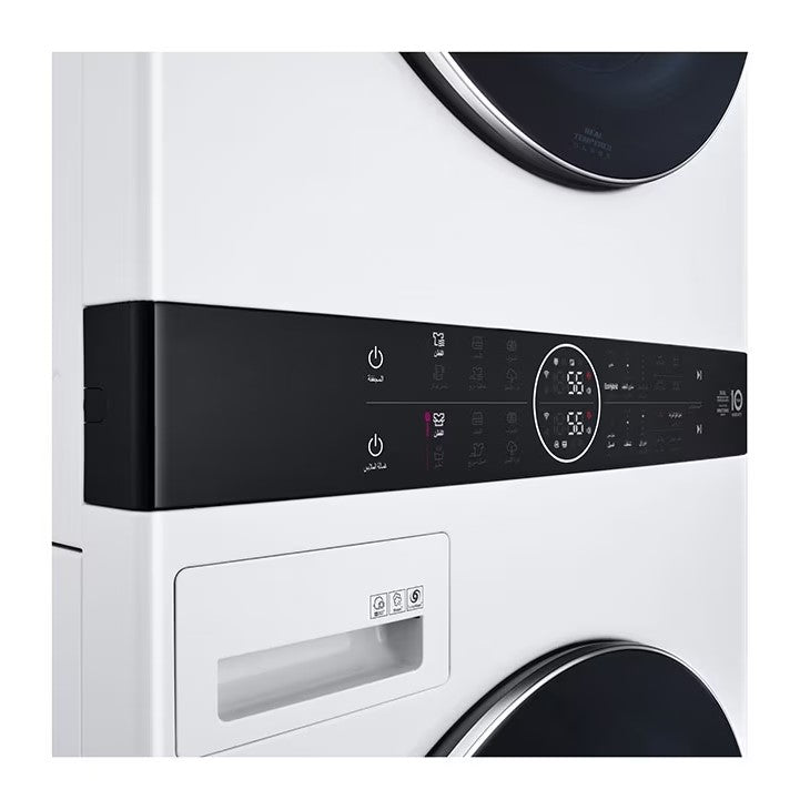 LG WashTower 21/16KG Front Load Washer Dryer White