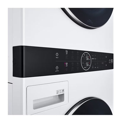 LG WashTower 21/16KG Front Load Washer Dryer White