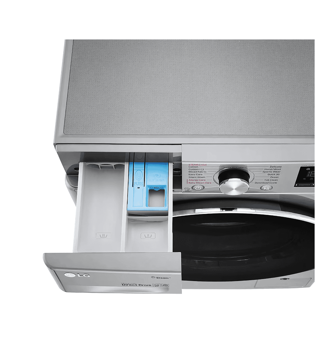 LG Vivace Washing Machine 8KG 1400RPM Platinum Silver