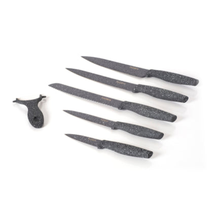 Zilan Knife Set 6PC Stainless Steel with Peeler