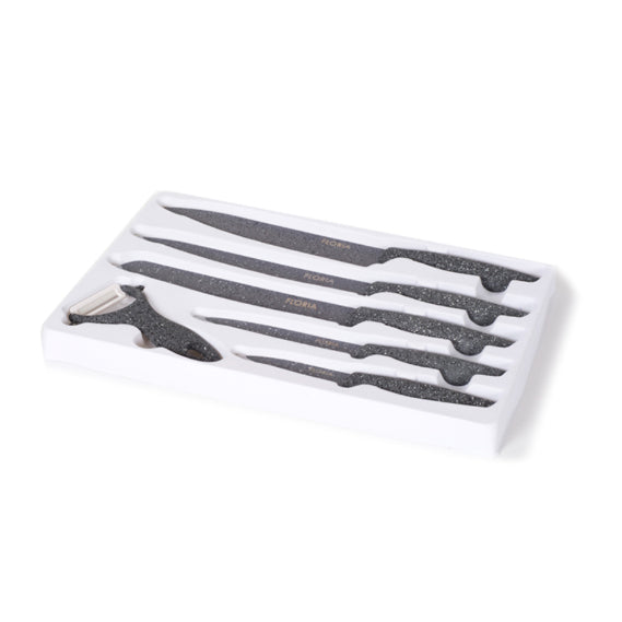 Zilan Knife Set 6PC Stainless Steel with Peeler