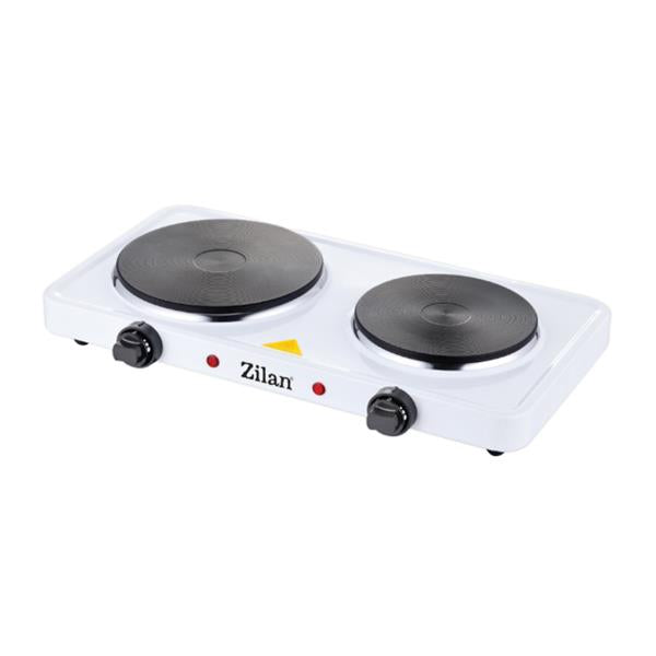 Zilan Double Electric Hotplate 2500W White