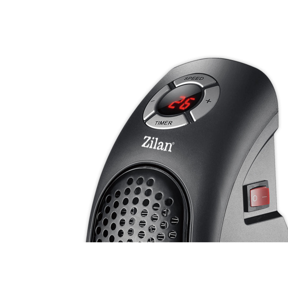 Zilan Ceramic Fan Heater 32m² Timer 180° Rotate