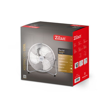Zilan Floor Fan 14 Inch 3 Speed 50W