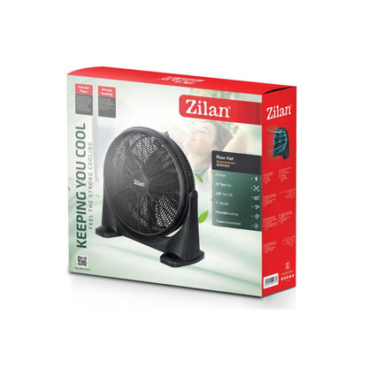 Zilan Floor Fan 20 Inch 3 Speed 75W