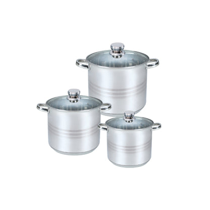 Zilan Stainless Steel Cookware Set 6PC Induction